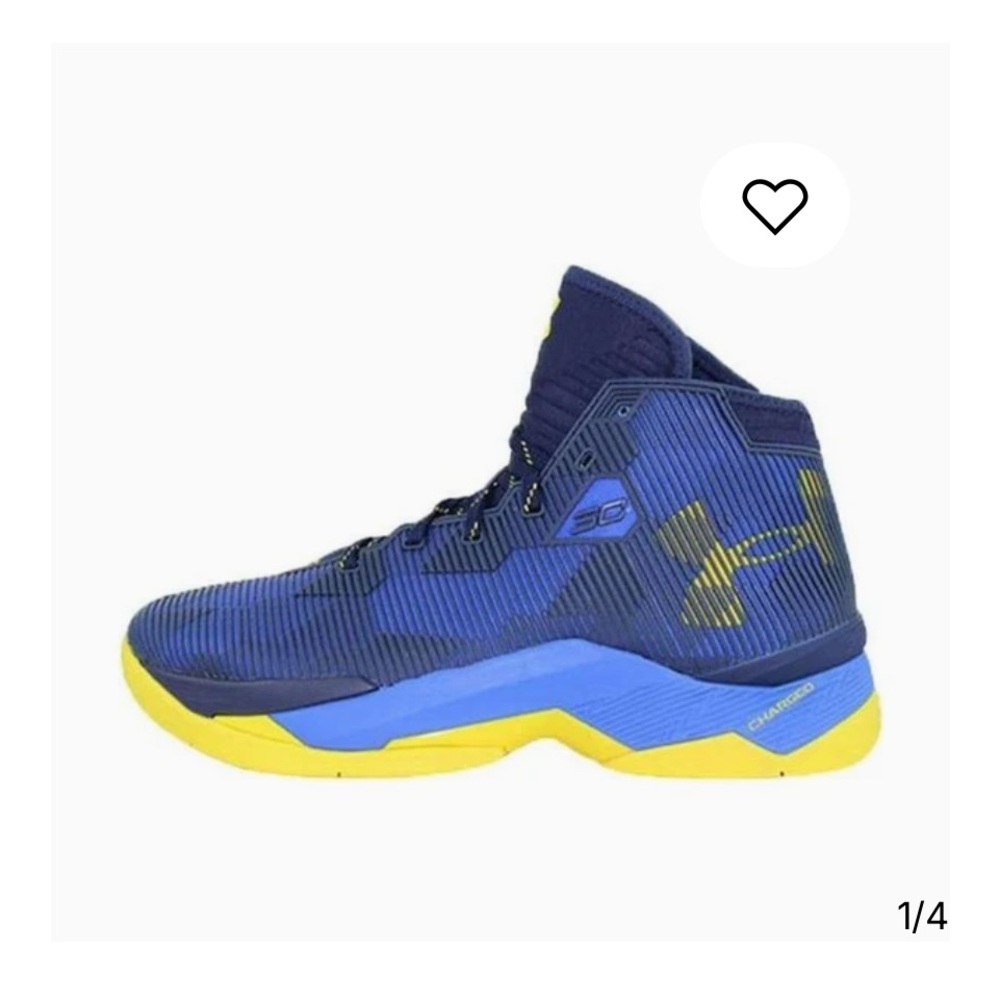 Under Armour   Curry Royal Blue    NWT   Size 13
